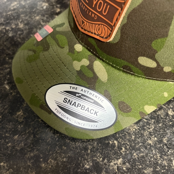 5/$25 Camo Green Snapback Hat - Picture 5 of 6